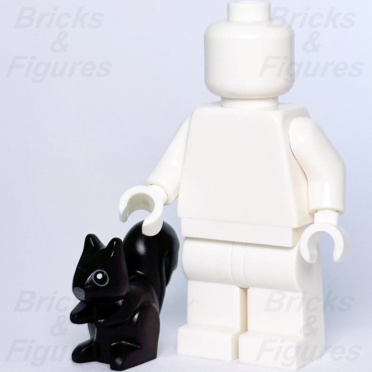 LEGO Squirrel Black Minifigure Animal Town City Recreation Part 60326 80679pb02 - Bricks & Figures