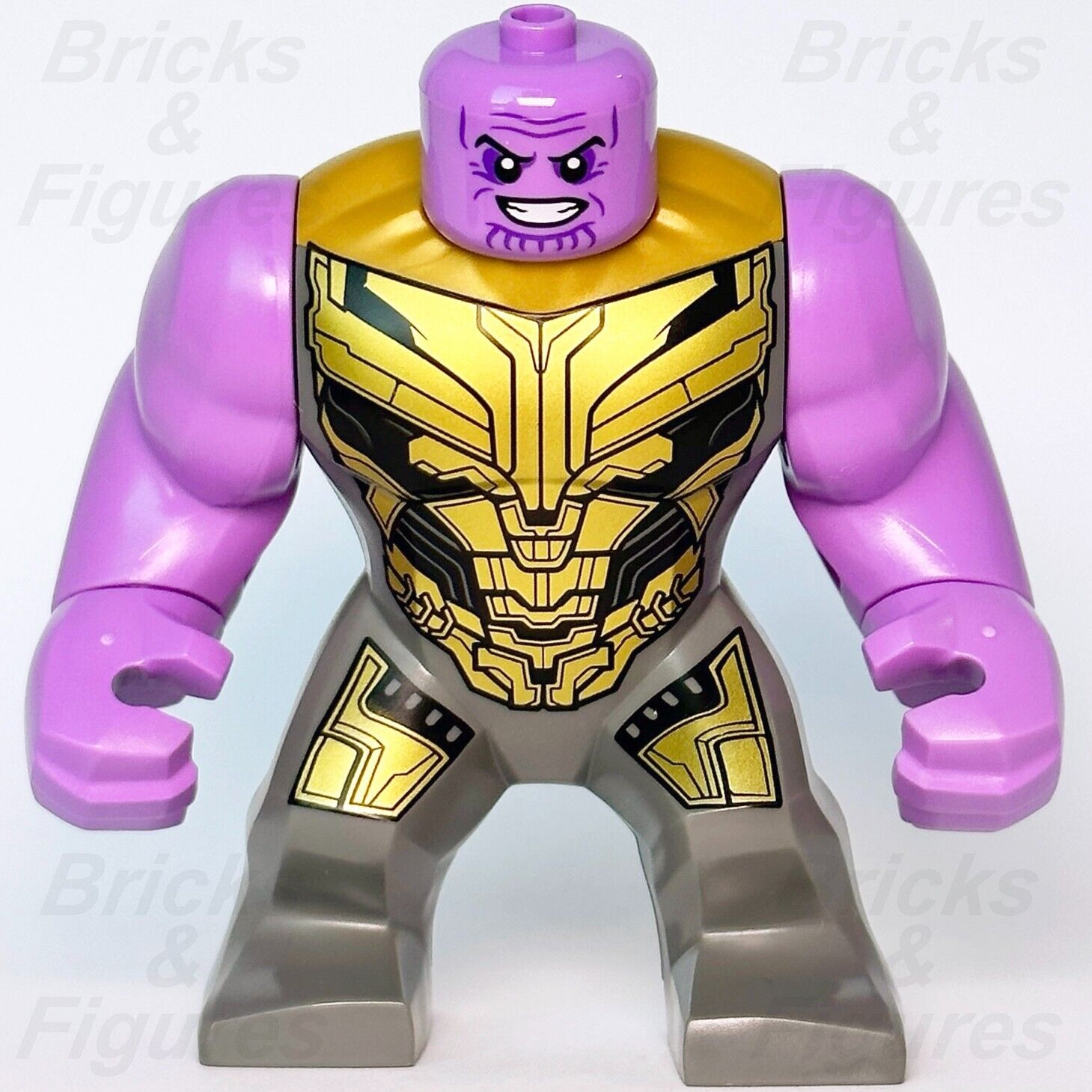 LEGO Thanos Marvel Super Heroes The Infinity Saga Minifigure 76192 sh733 New - Bricks & Figures