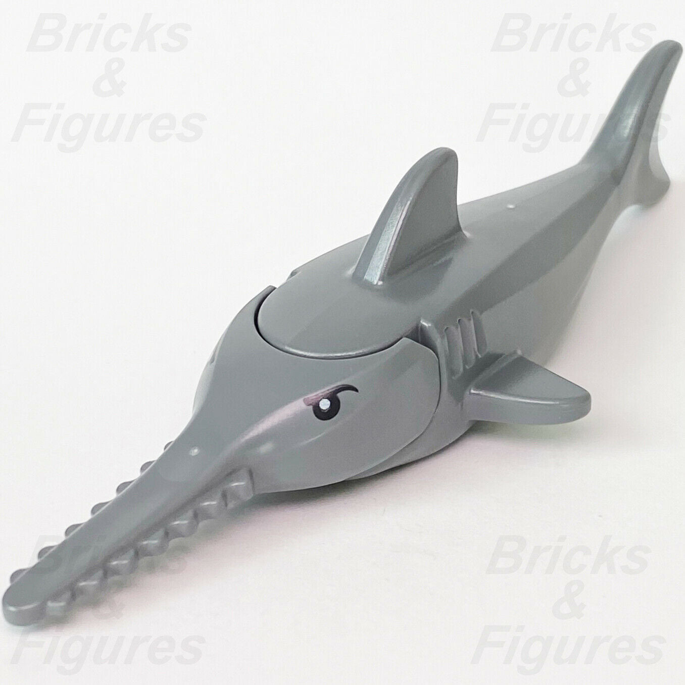 LEGO Town City Deep Sea Explorers Sawfish Fish Minifigure Part 60095 60221 70413 - Bricks & Figures