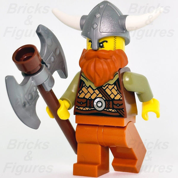 LEGO Viking Warrior Male Creator Minifigure with Dark Orange Beard 311