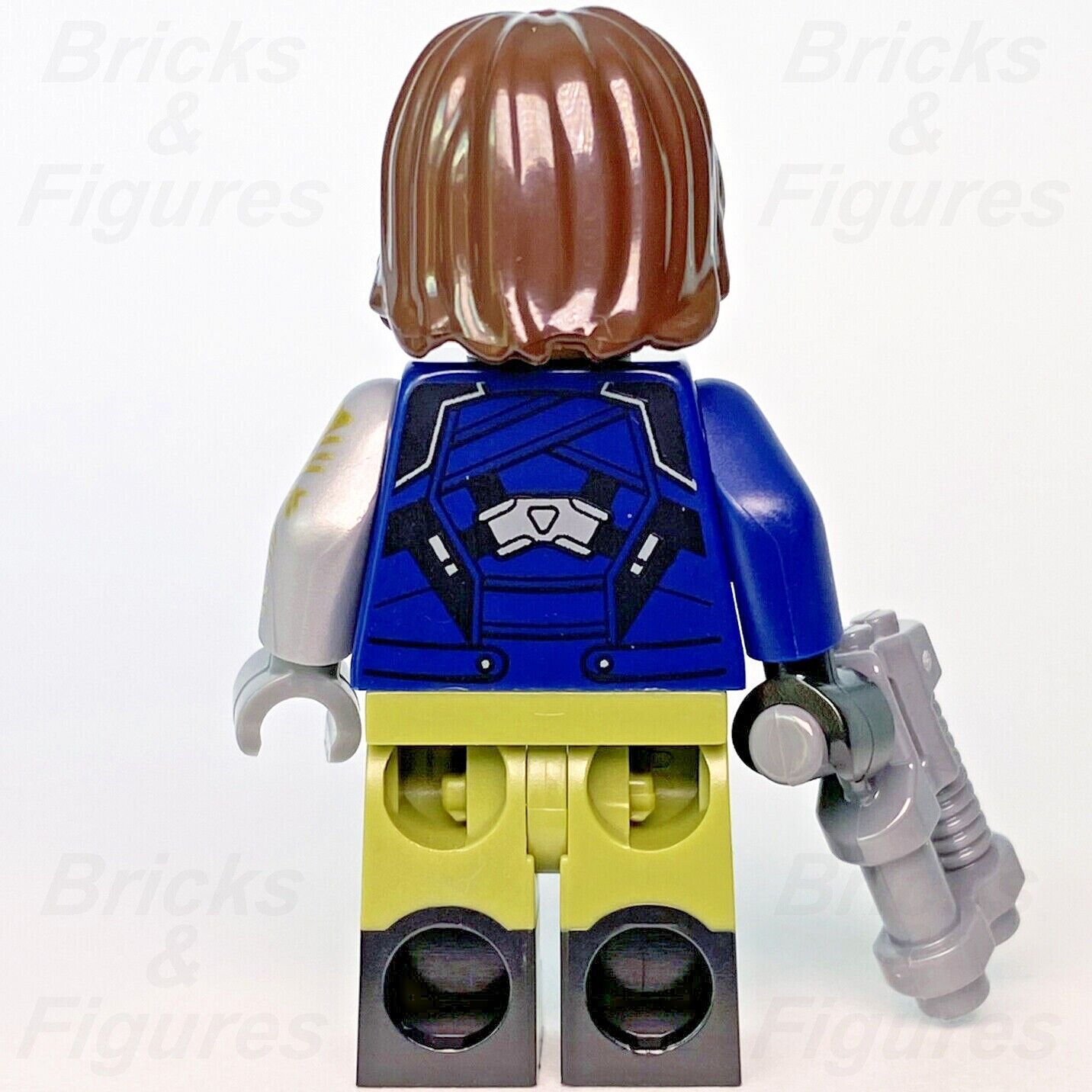 Marvel Super Heroes LEGO Bucky Barnes White Wolf Minifigure 5005256 col337 - Bricks & Figures