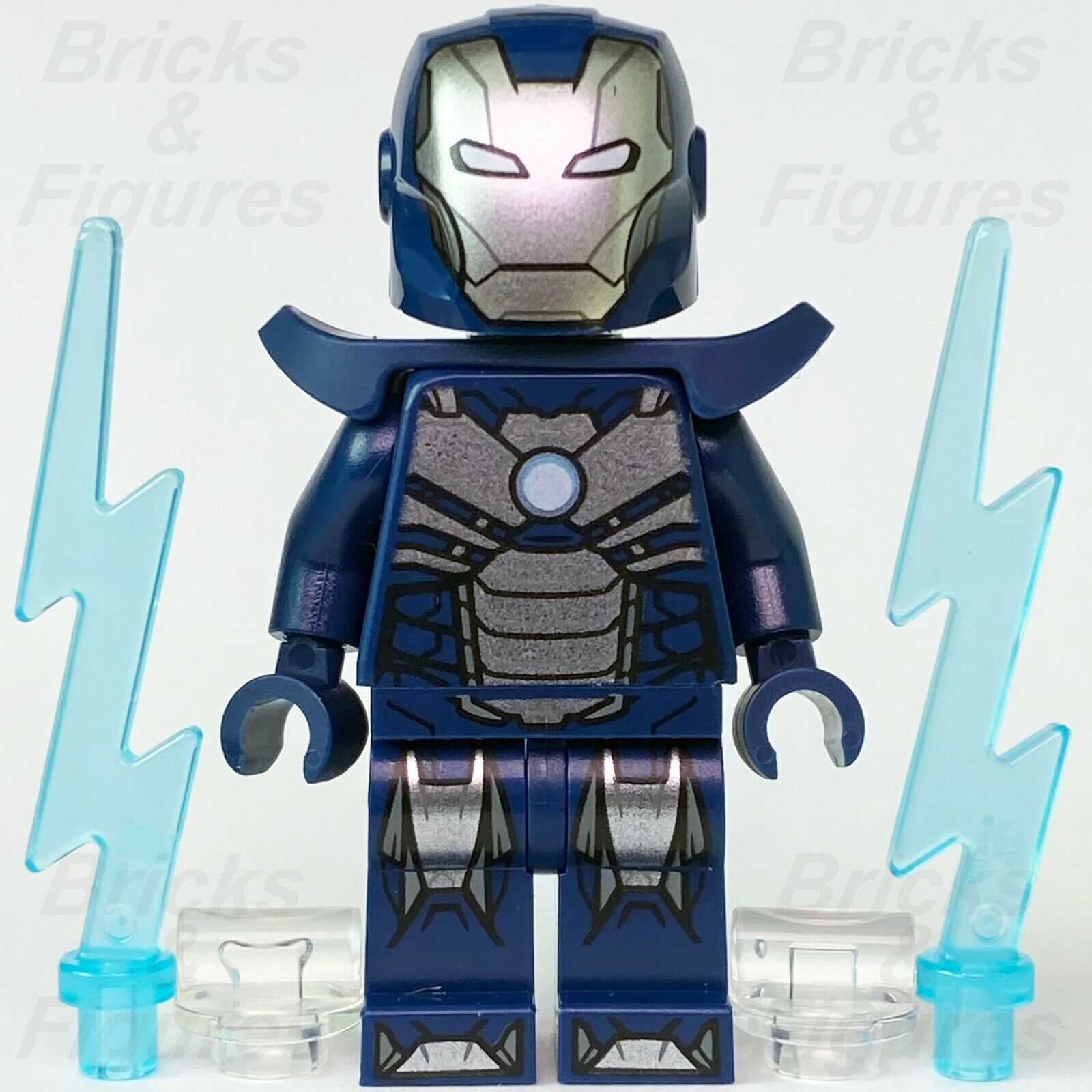 Marvel Super Heroes LEGO Iron Man Tazer Armor Mark 30 Avengers Minifigure 76166 - Bricks & Figures