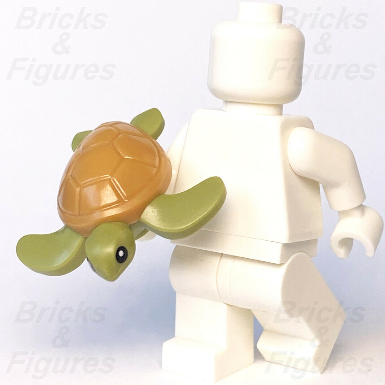 New Collectible Minifigures LEGO Sea Turtle From Series 20 Animal Part 71027 - Bricks & Figures