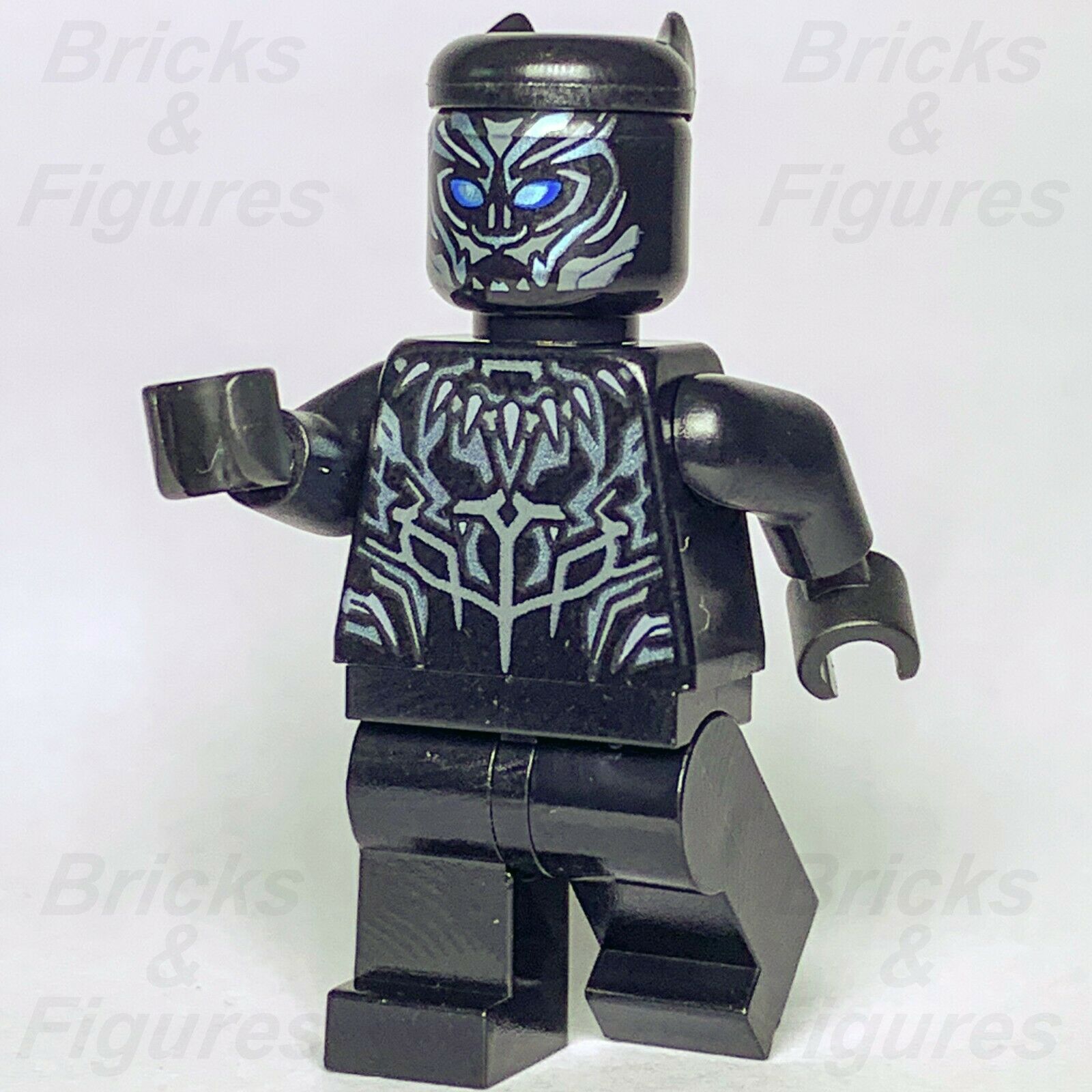 New Marvel Super Heroes LEGO Black Panther T'Challa Avengers Minifigure 76099 - Bricks & Figures