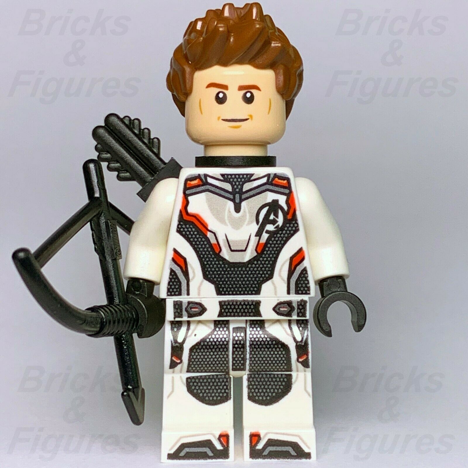 New Marvel Super Heroes LEGO Hawkeye Avengers Suit Minifigure 76126 Endgame - Bricks & Figures