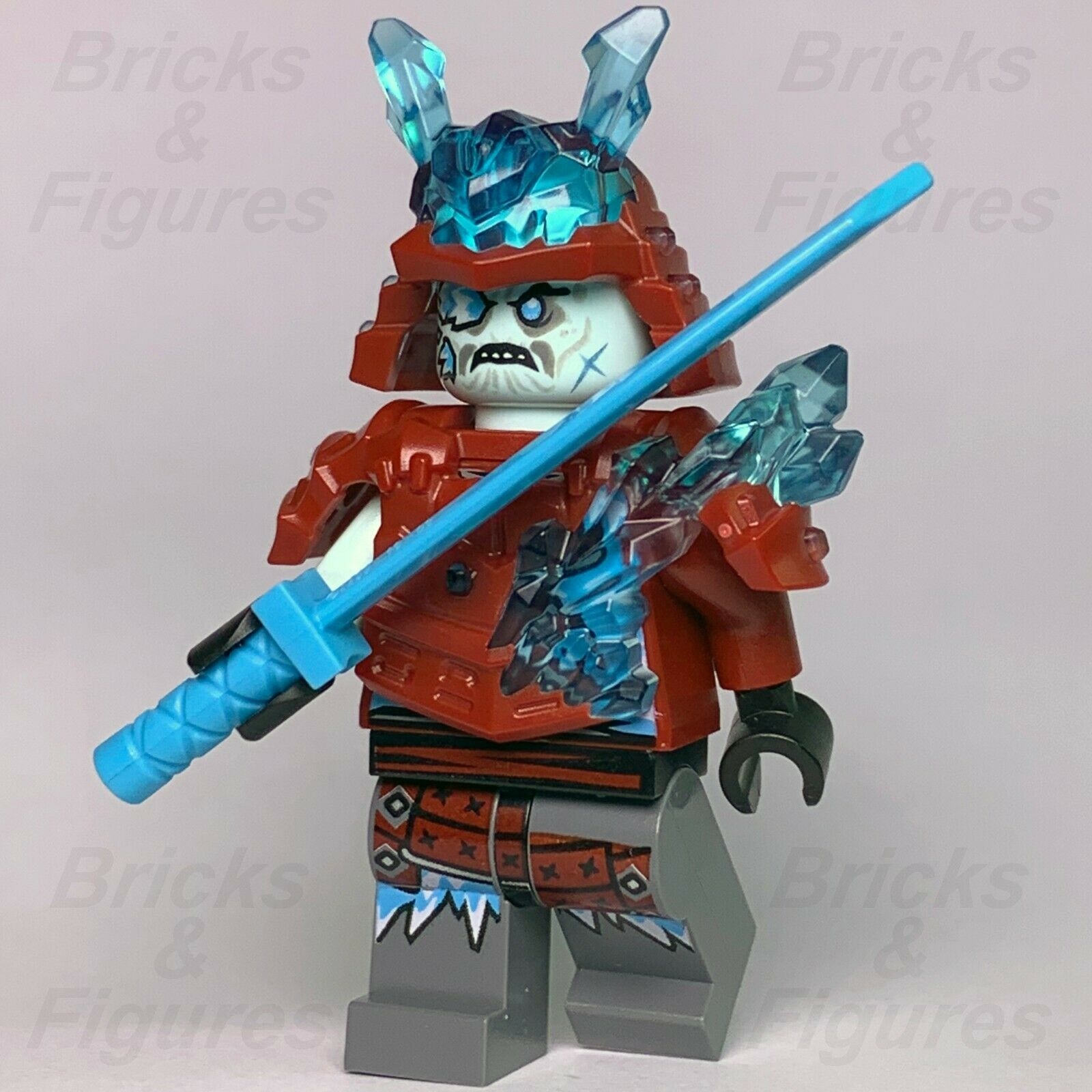 New Ninjago LEGO Blizzard Warrior Samurai Minifigure 70671 70676 70684 Genuine - Bricks & Figures