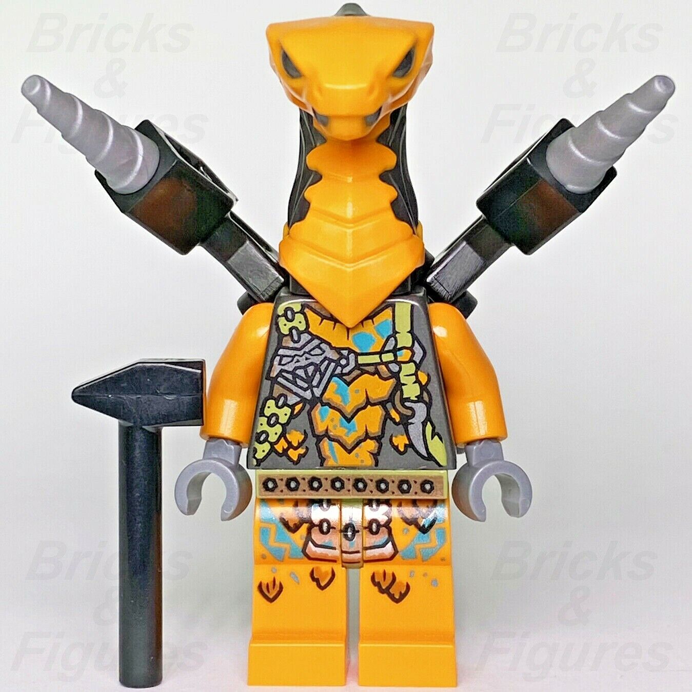 New Ninjago LEGO Cobra Mechanic - Drills Snake Core Minifigure 71767 njo740 - Bricks & Figures