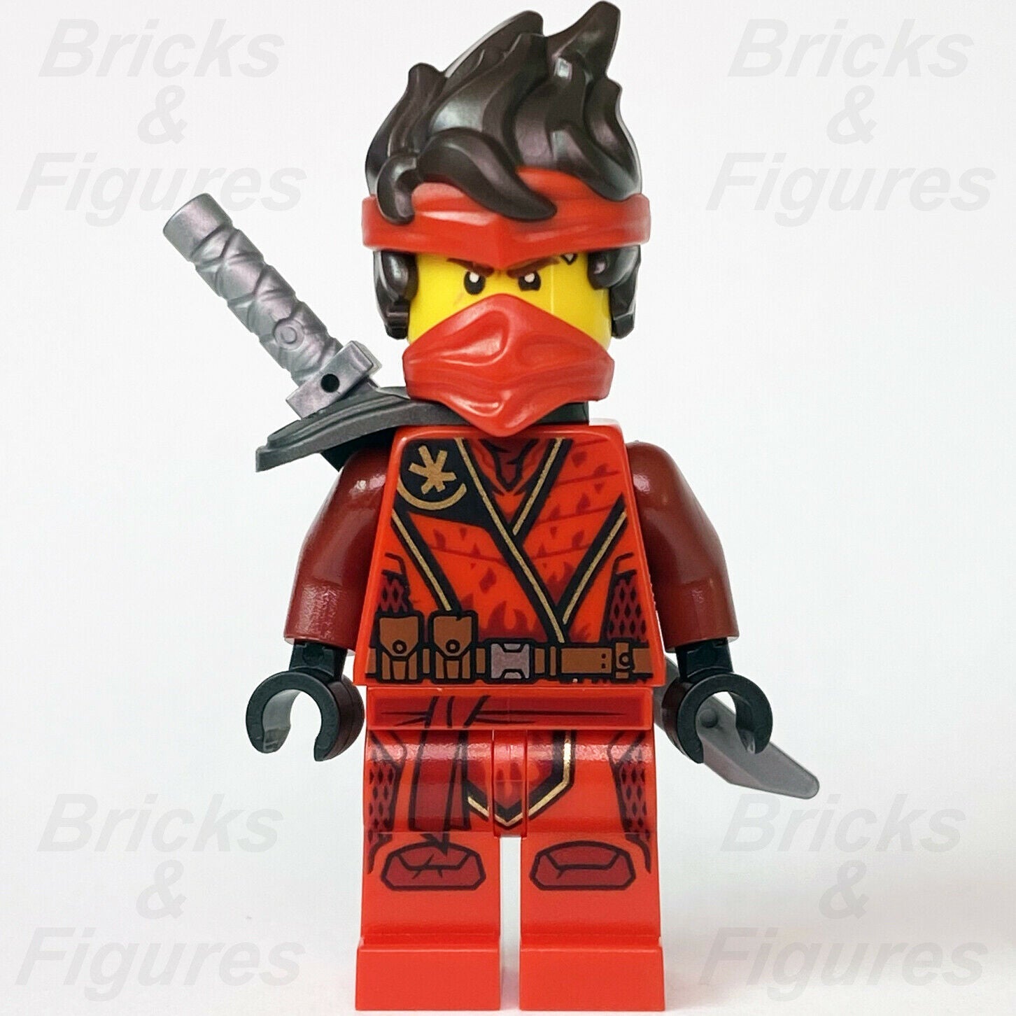 New Ninjago LEGO Kai Red Fire Ninja The Island Season 14 Minifigure 71747 71748 - Bricks & Figures