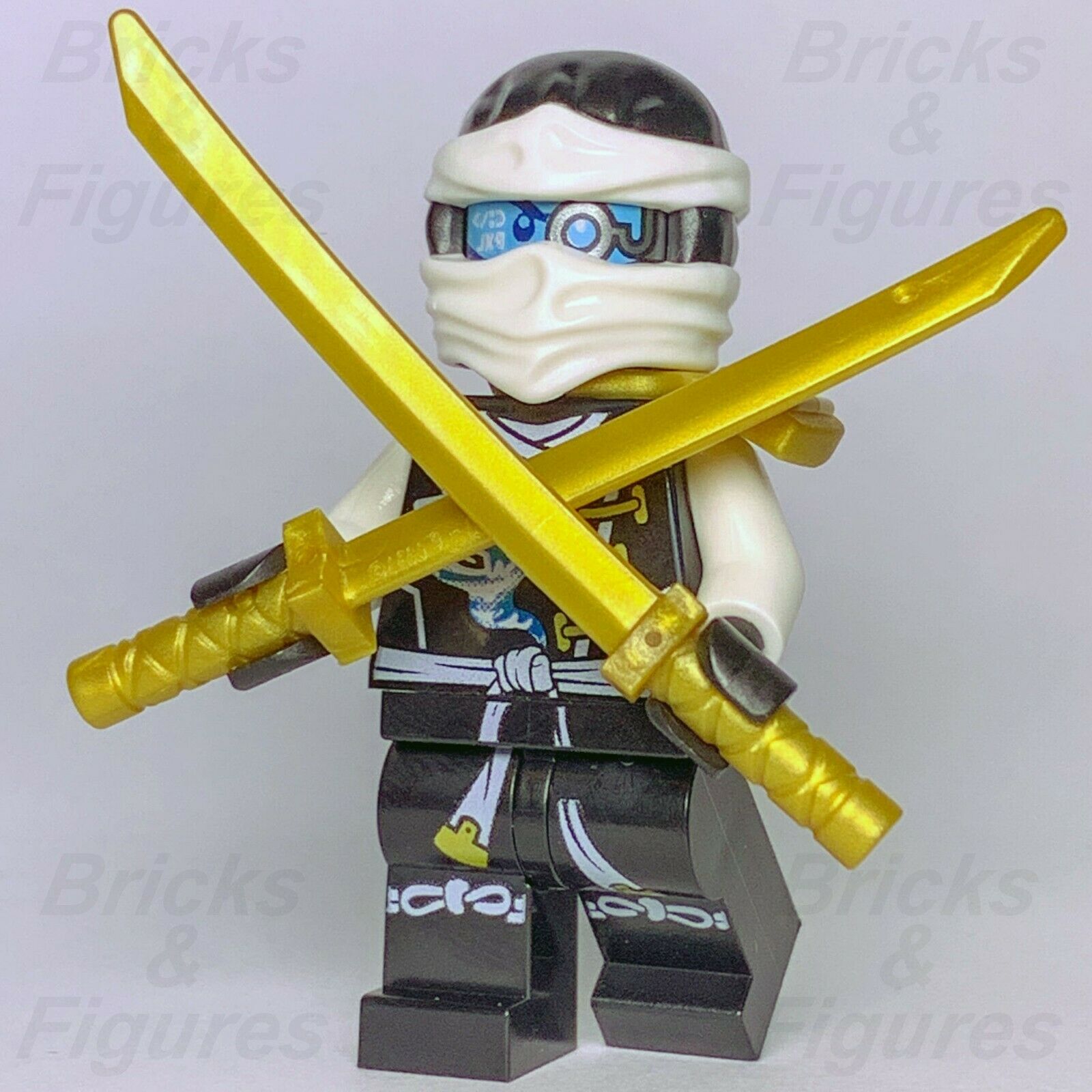 New Ninjago LEGO Ninja Zane Skybound Master of Ice Minifigure 70603 Genuine - Bricks & Figures