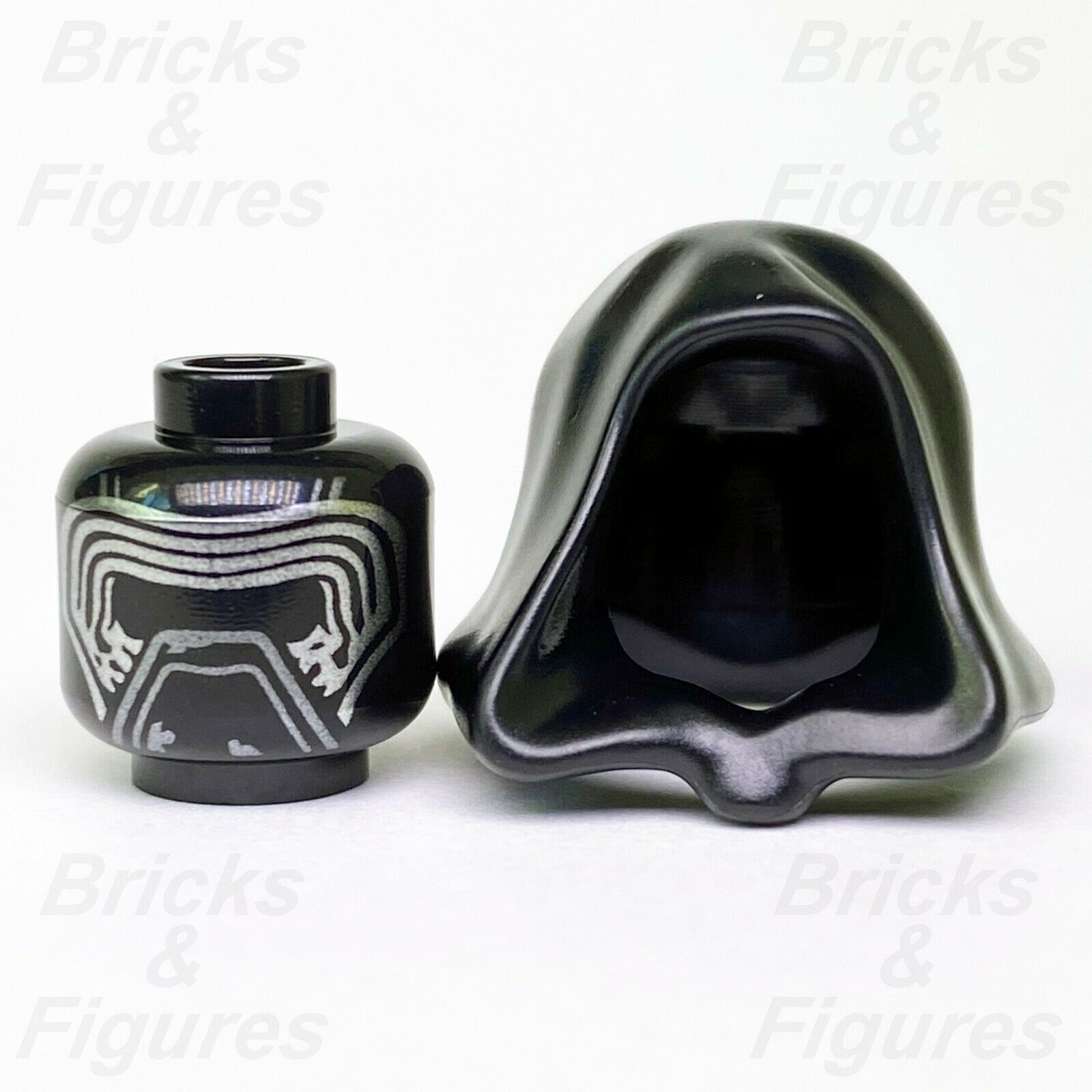 New Star Wars LEGO® Kylo Ren's Sith Mask with Black Hood First Order 75104 - Bricks & Figures