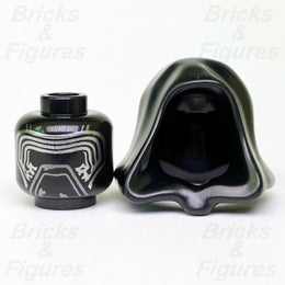 New Star Wars LEGO® Kylo Ren's Sith Mask with Black Hood First Order 75104 - Bricks & Figures