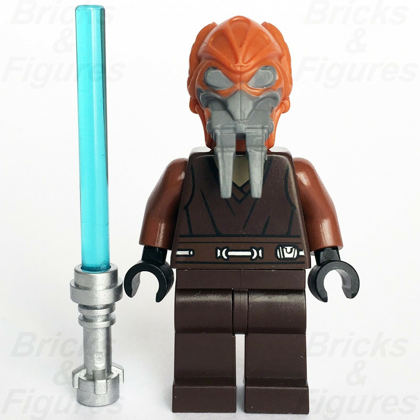 New Star Wars LEGO Plo Koon Jedi Master The Clone Wars General Minifigure 75045 - Bricks & Figures