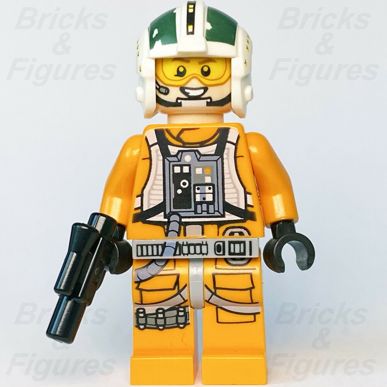 New Star Wars LEGO Wedge Antilles Rebel Snowspeeder Pilot Minifigure 75268 - Bricks & Figures