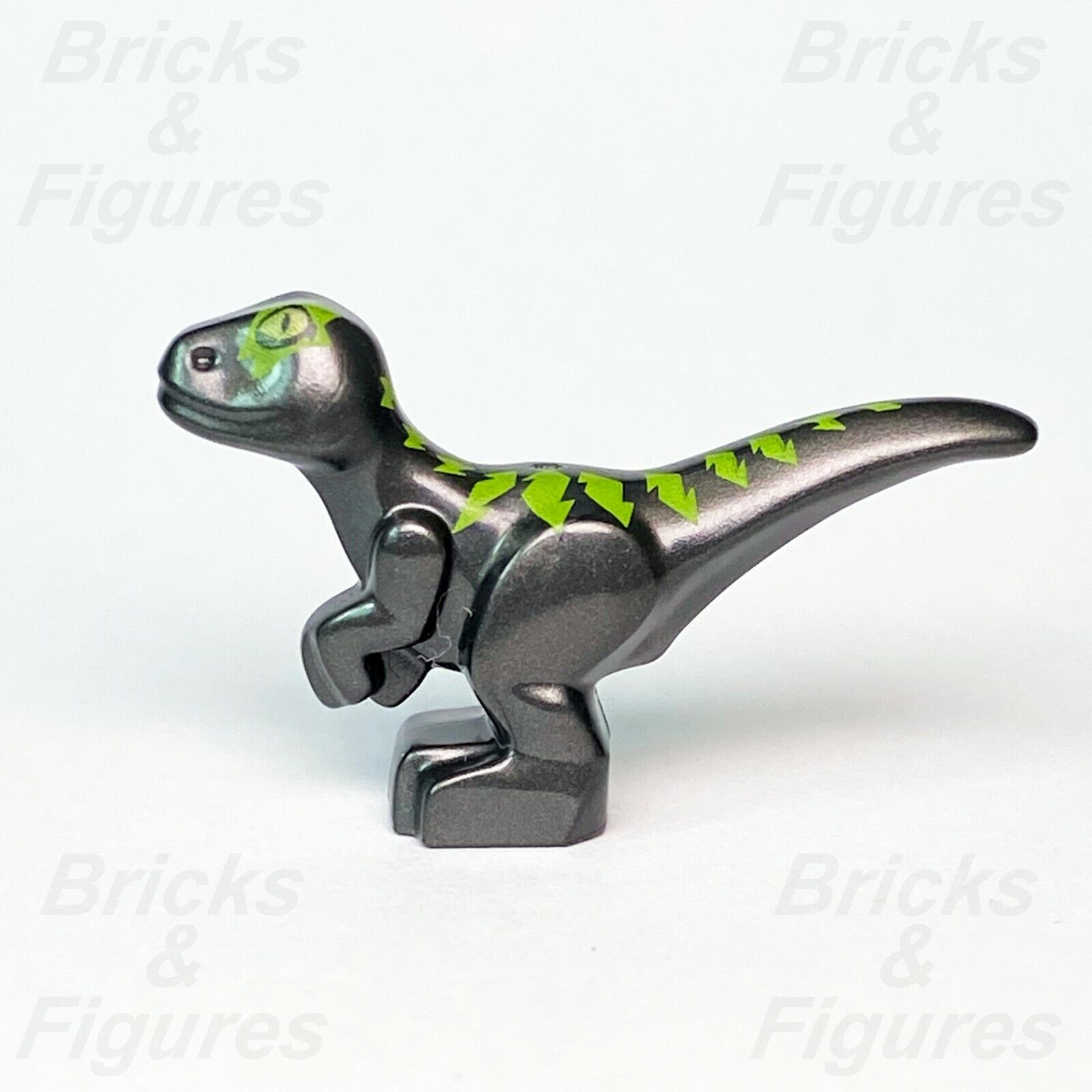 New The LEGO® Movie Dark Grey Baby Raptor with Lime Markings Dinosaur 70839 - Bricks & Figures