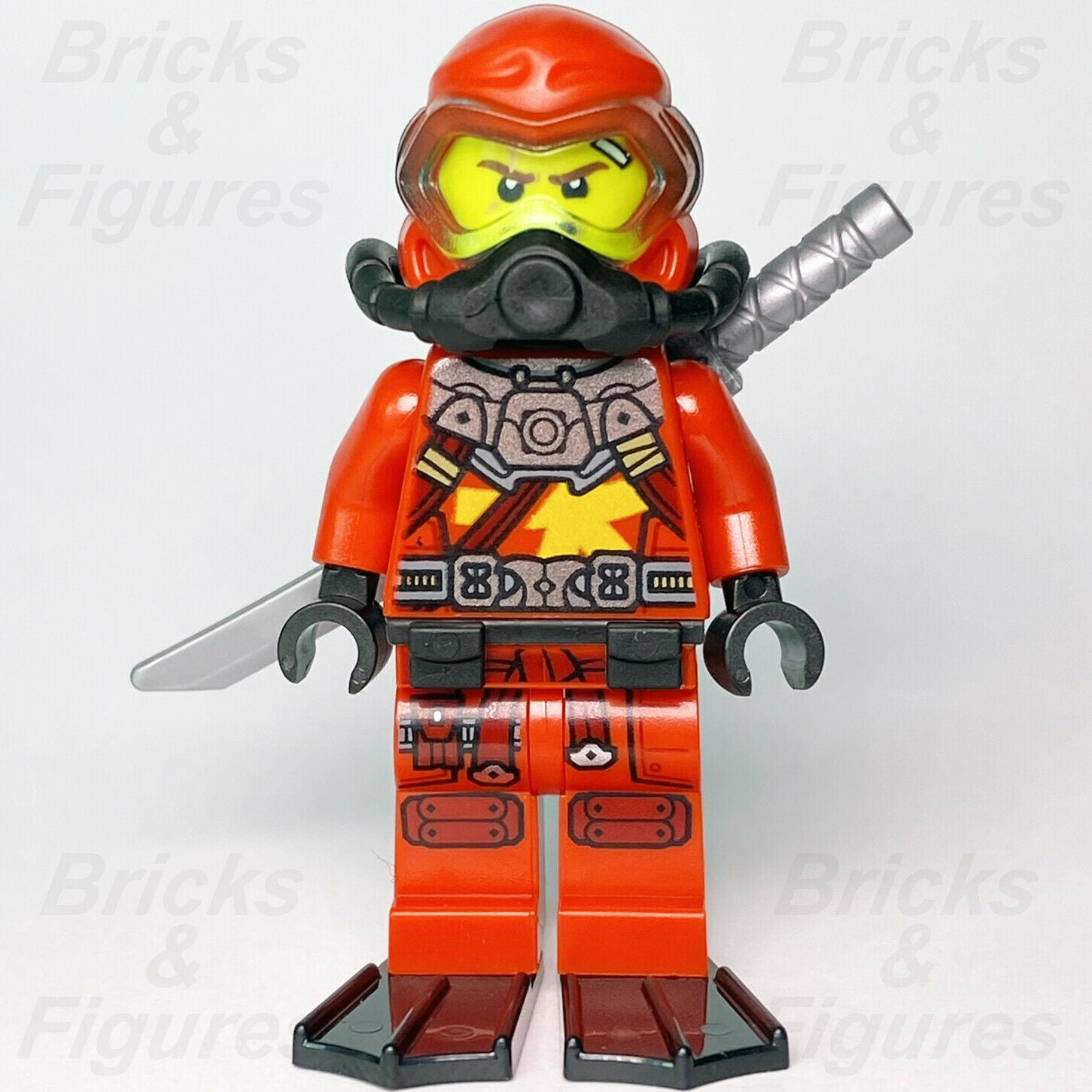 Ninjago LEGO Kai with Scuba Gear Seabound Ninja Minifigure 71756 71755 njo695 - Bricks & Figures