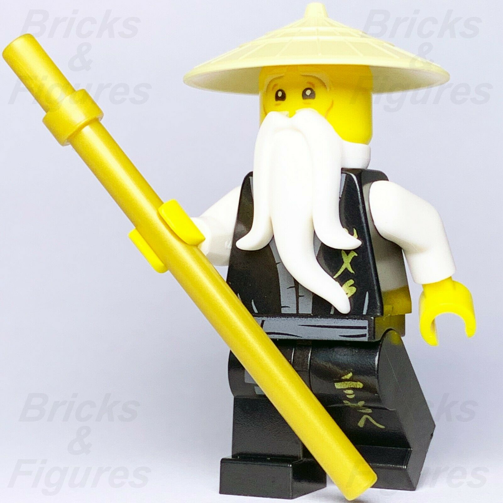 Ninjago LEGO Sensei Wu Legacy Ninja Master Black Robe Minifig 70670 70663 70679 - Bricks & Figures