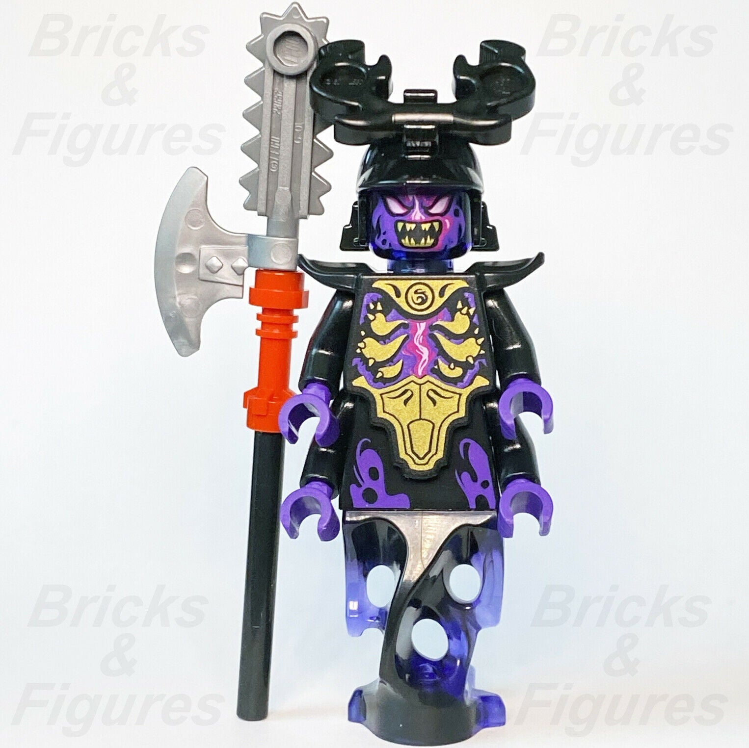 Ninjago LEGO The Overlord with 4 Arms Stone Army Legacy Minifigure 70666 71699 - Bricks & Figures