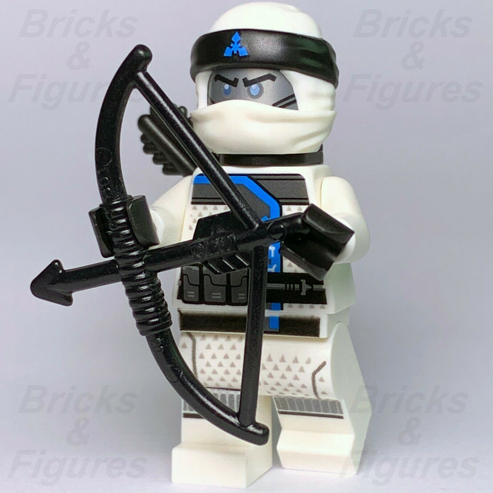 Ninjago LEGO White Ice Ninja Zane Sons of Garmadon Minifigure 70639 Genuine - Bricks & Figures