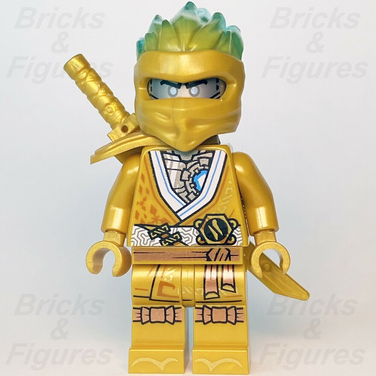 Ninjago LEGO Zane Gold Robe Legacy Rise of the Snakes Golden Minifigure 71739 - Bricks & Figures