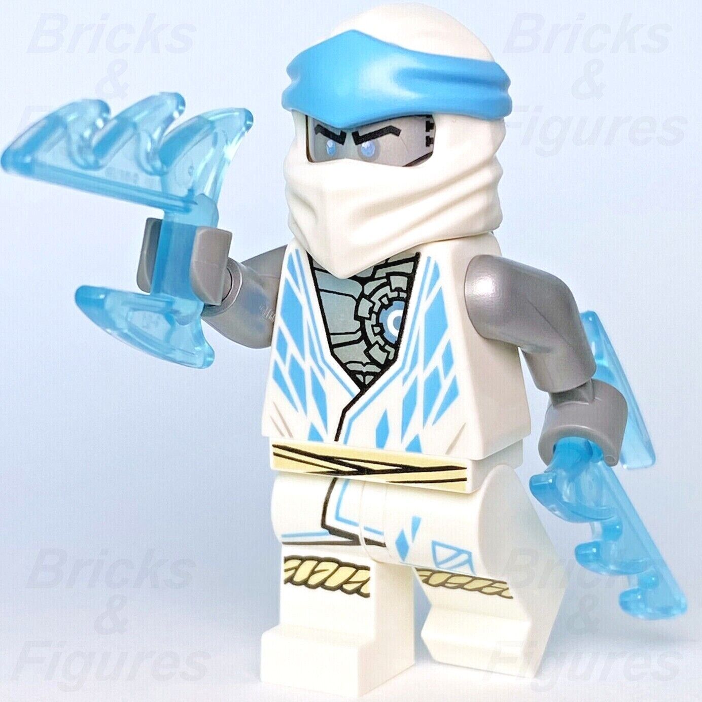 Ninjago LEGO Zane with Weapons Ice Ninja Core Minifigure 71764 112216 njo749 - Bricks & Figures