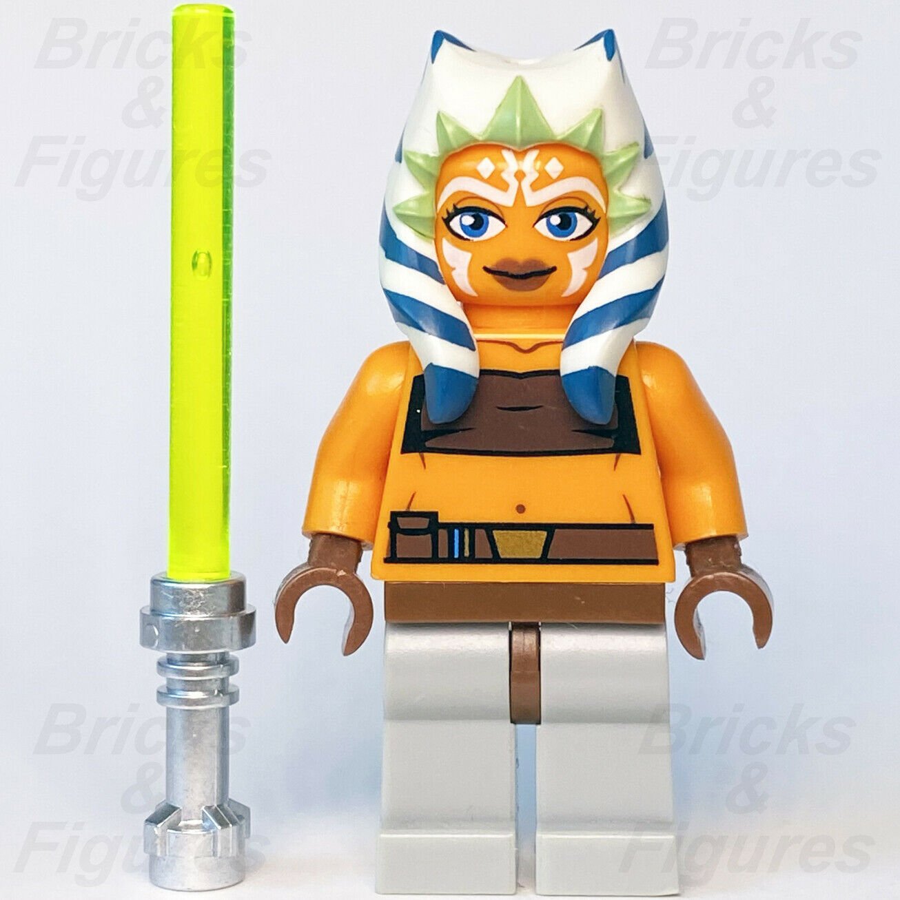 Star Wars LEGO Ahsoka Tano Jedi Padawan Clone Wars Minifigure 7751 8037 7675 - Bricks & Figures