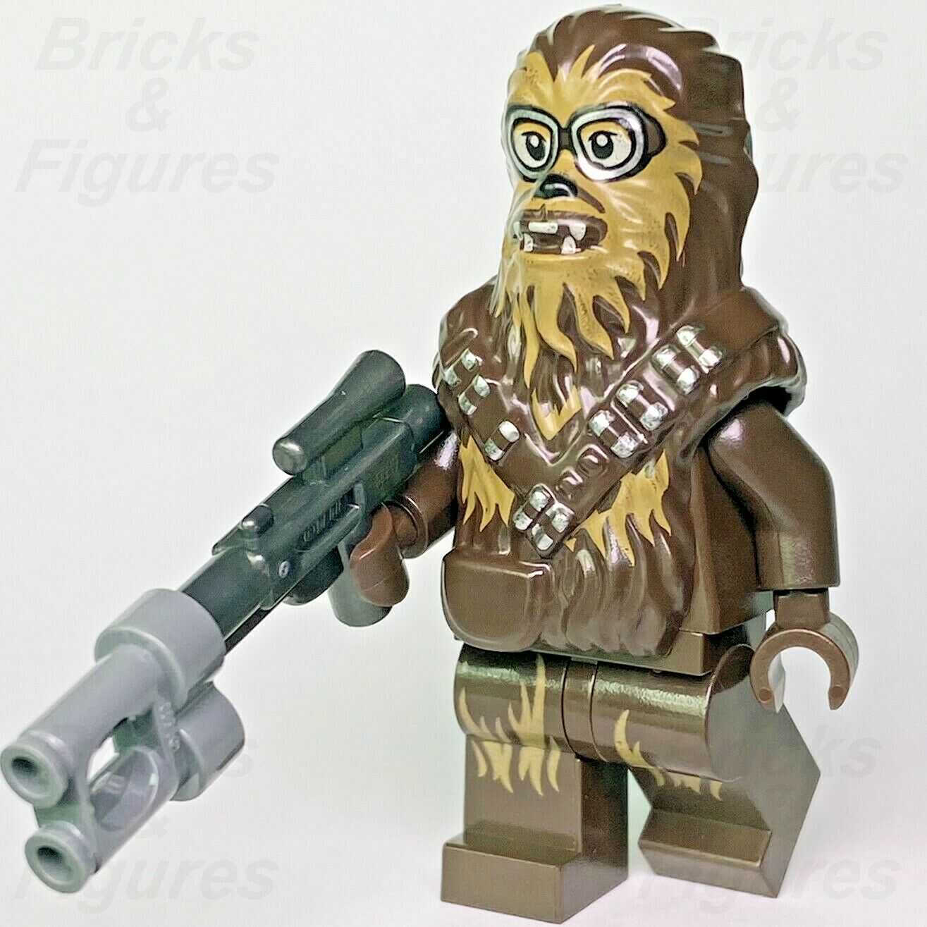 Star Wars LEGO Chewbacca w/ Crossed Bandoliers & Goggles Solo Minifigure 75217 - Bricks & Figures