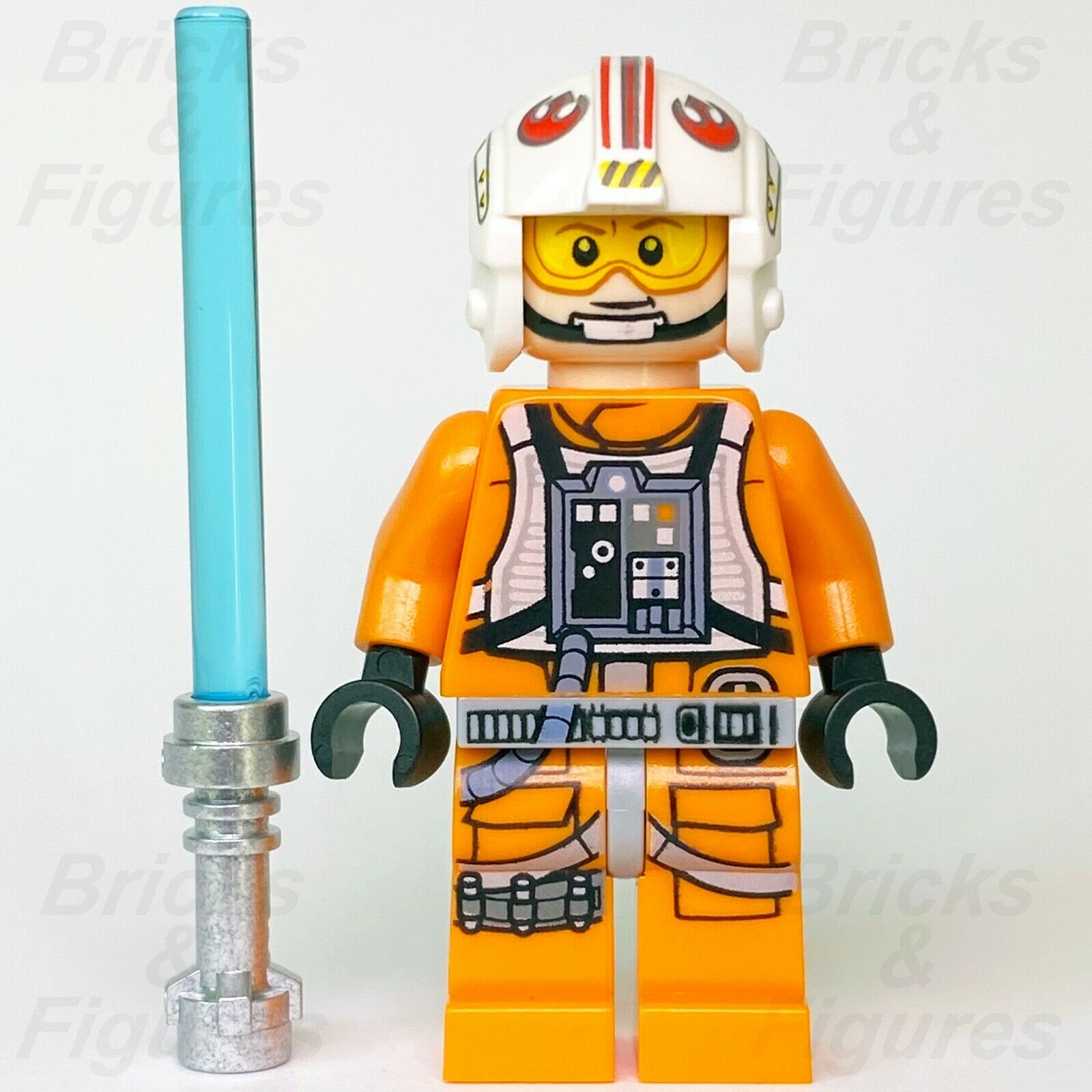 Star Wars LEGO Luke Skywalker Jedi X-Wing Snowspeeder Pilot Minifigure 75259 - Bricks & Figures