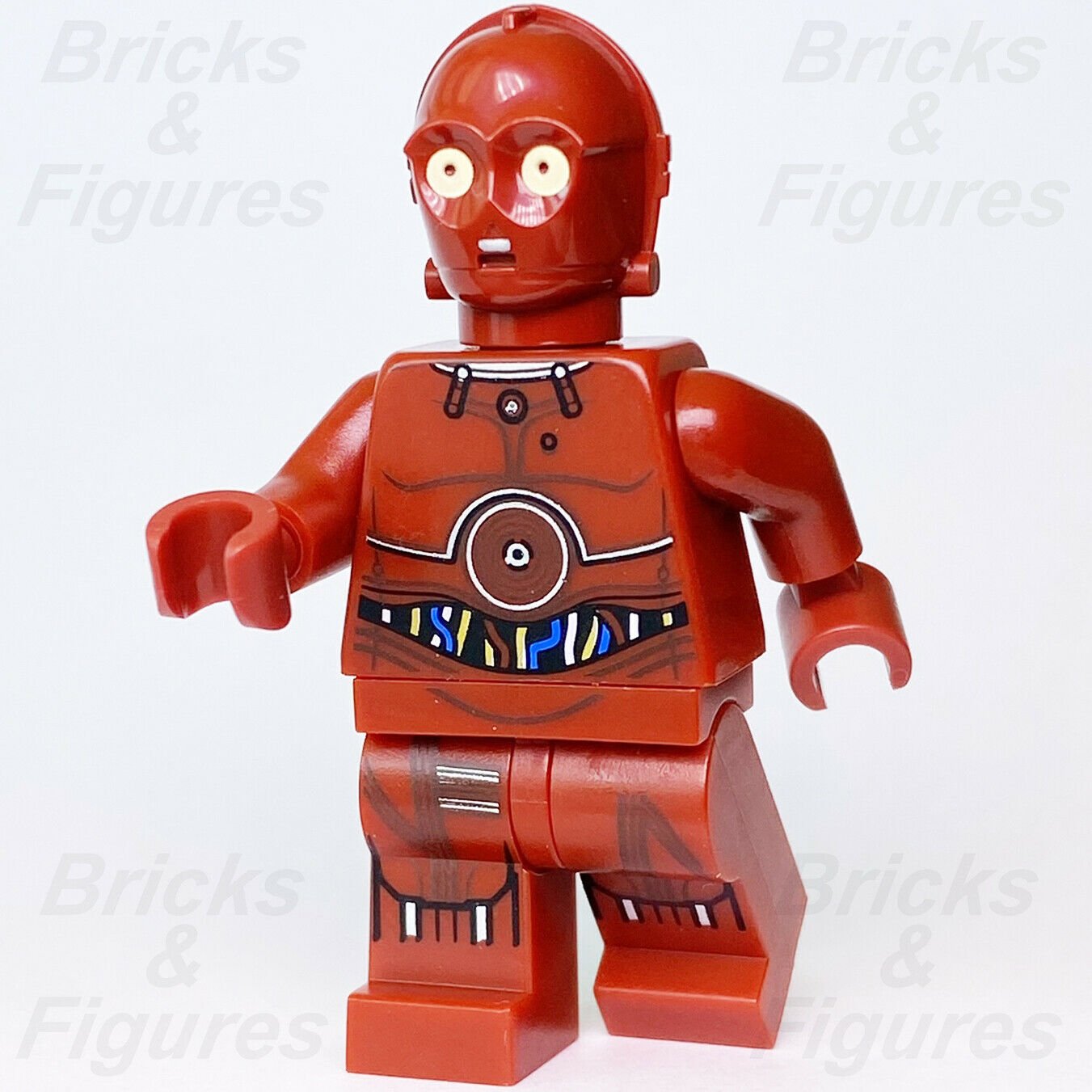 Star Wars LEGO TC-4 Protocol Droid Red The Phantom Menace Minifigure 5002122 - Bricks & Figures