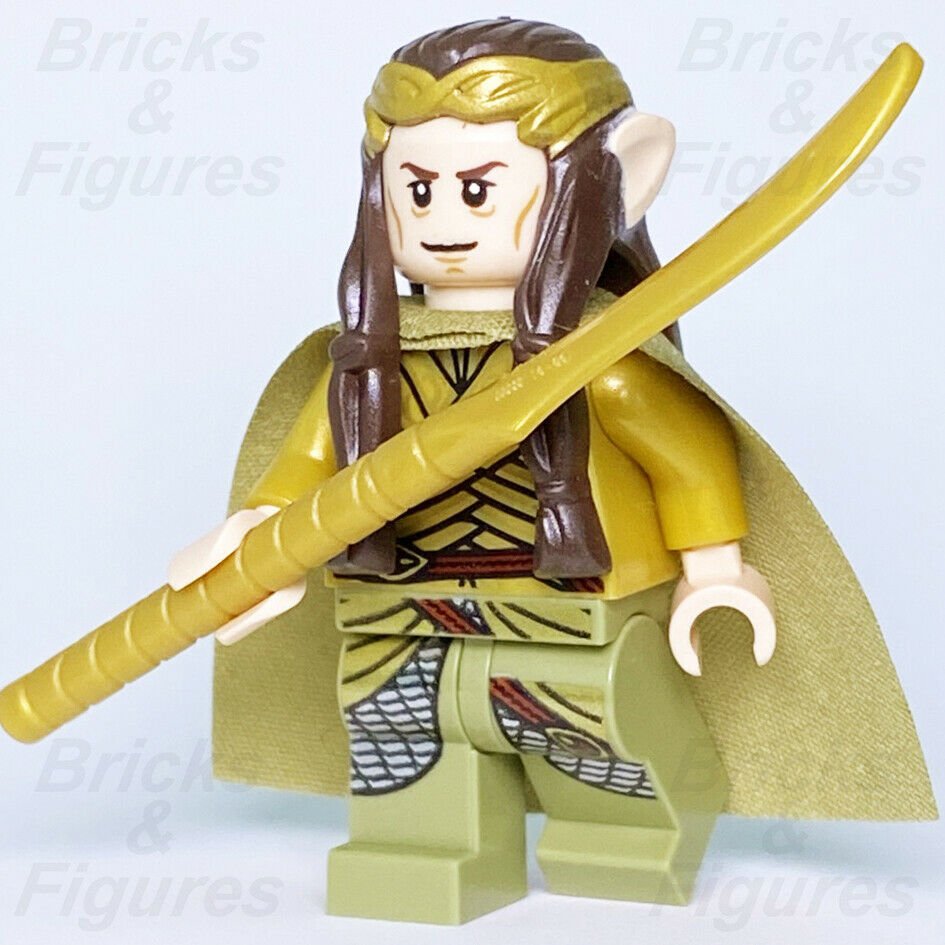 The Hobbit LEGO Elrond Rivendell Elf Lord of the Rings Minifigure 79015 lor105 - Bricks & Figures