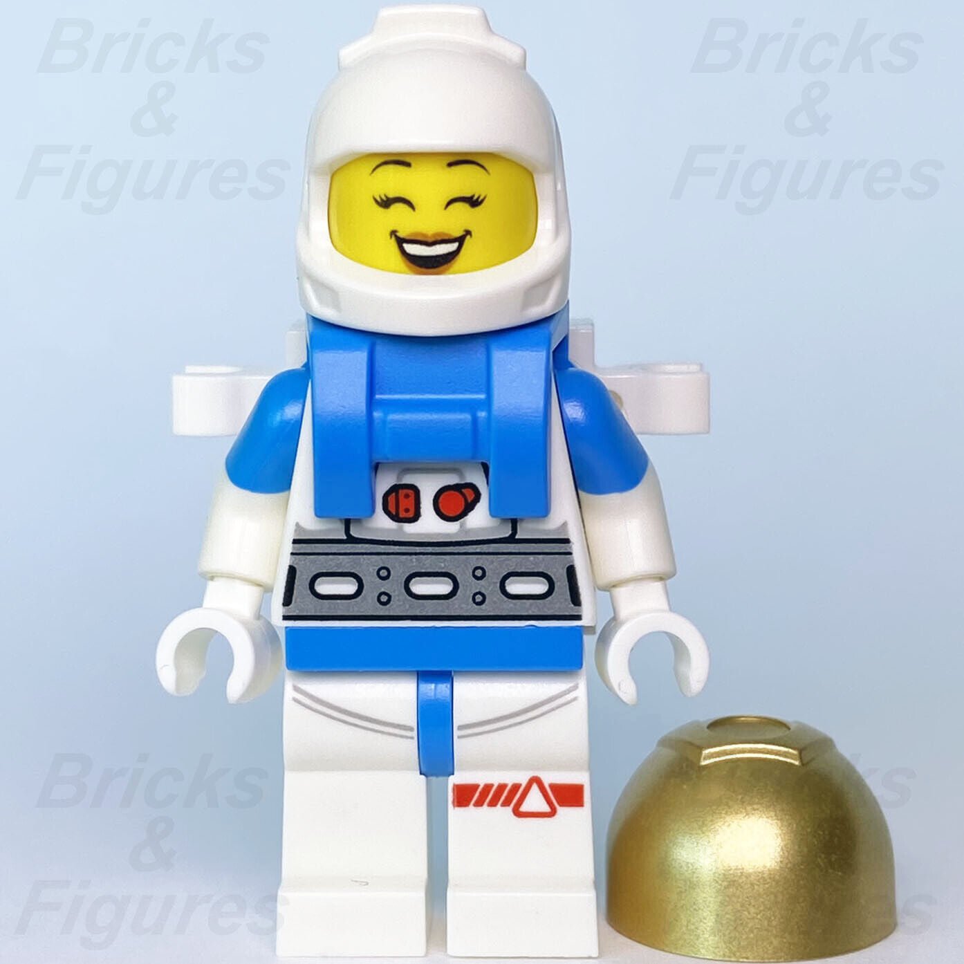 Town LEGO Lunar Research Astronaut Female Space Port Minifigure 60350 cty1409 - Bricks & Figures